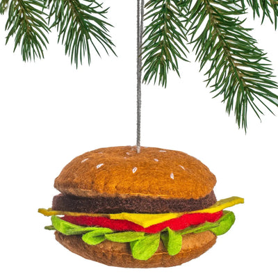 Cheeseburger Ornament - Lemon And Lavender Toronto