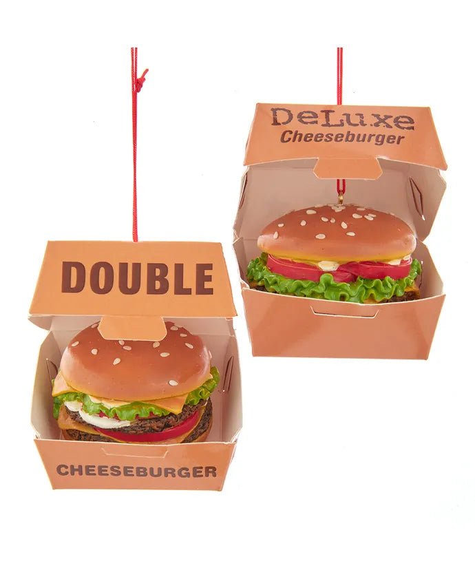 Cheeseburger Ornaments, 2 Assorted - Lemon And Lavender Toronto