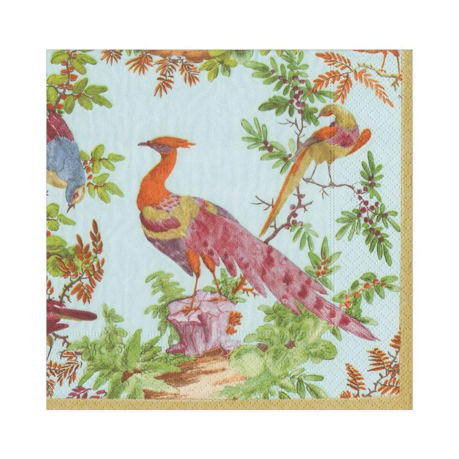 Caspari Le Jardin De Mysore Paper Luncheon Napkins - 20 Per Package New Arrivals | Home & Garden