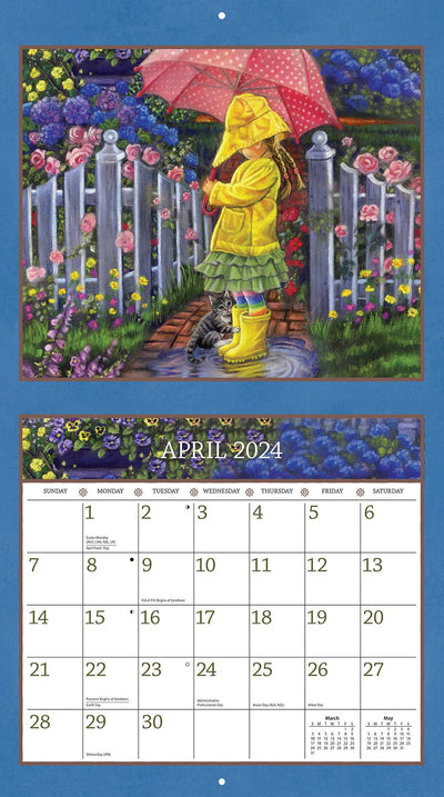 Cherished Memories Wall Calendar 2025 - Lemon And Lavender Toronto