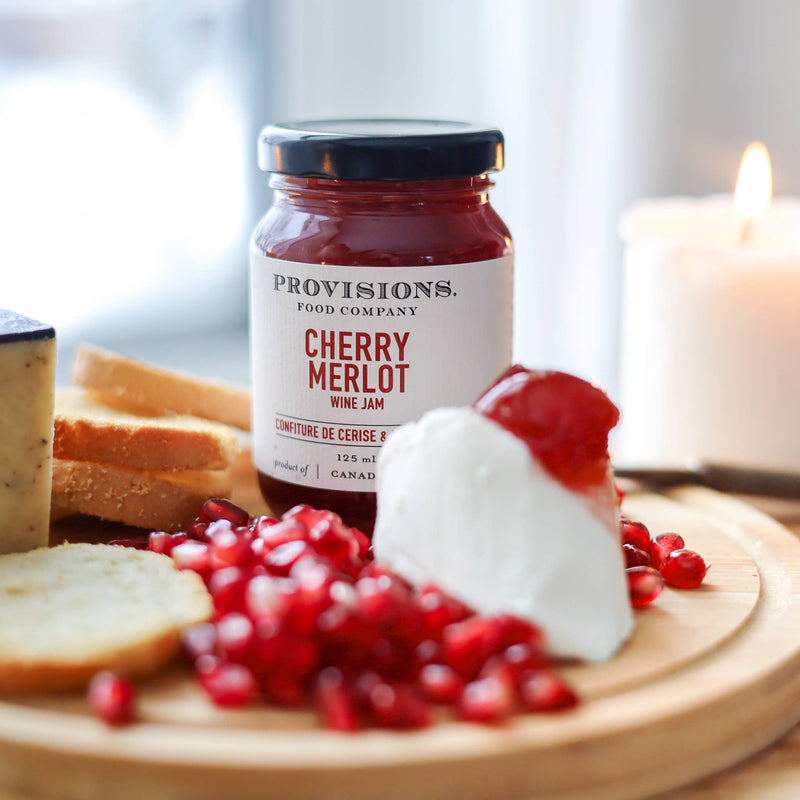 Cherry Merlot Wine Jam - Provisions Food Company - Lemon And Lavender Toronto