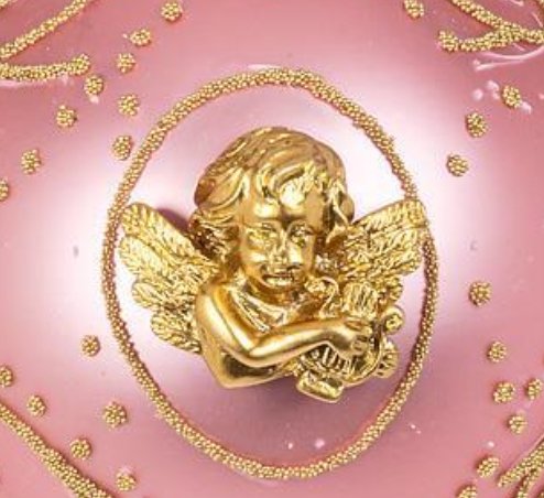 Cherub Ball Ornament - Lemon And Lavender Toronto