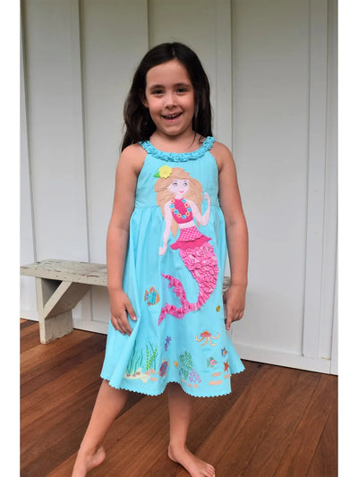 Children's Mermaid Dress - Made in India - Lemon And Lavender Toronto