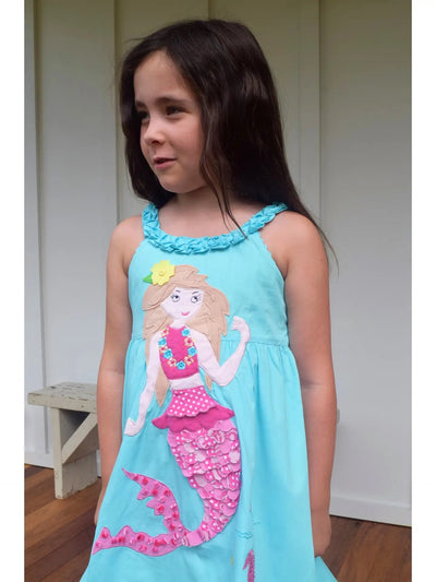 Children's Mermaid Dress - Made in India - Lemon And Lavender Toronto