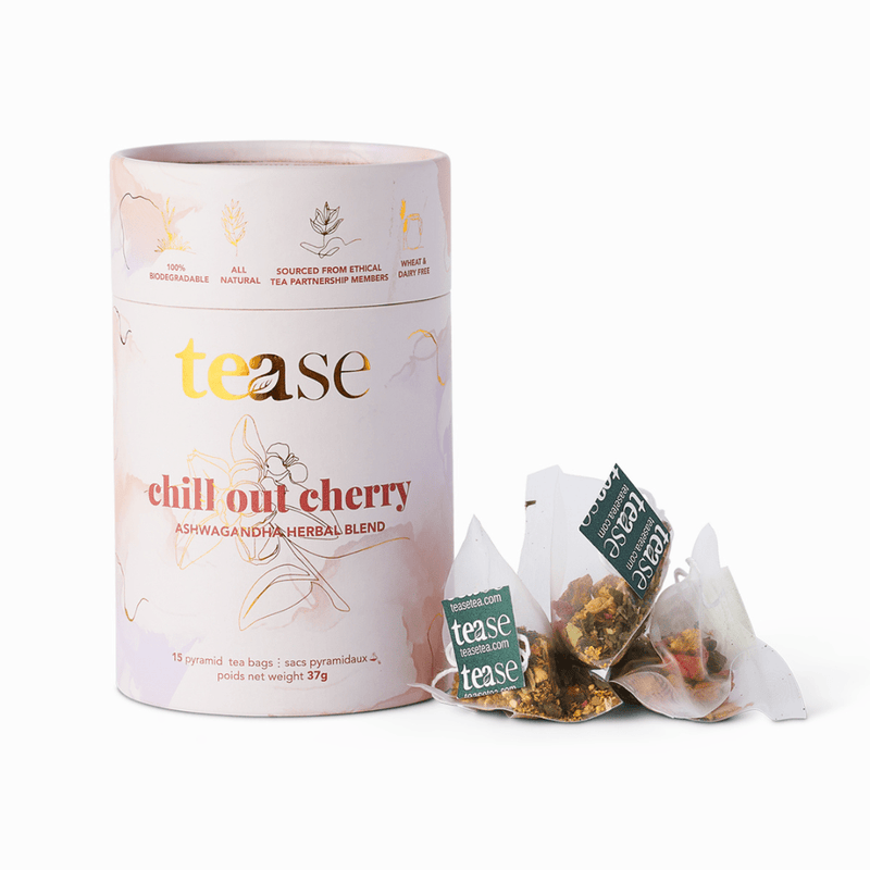 Chill Out Cherry Ashwagandha Mushroom Adaptogen Tea Blend - Lemon And Lavender Toronto