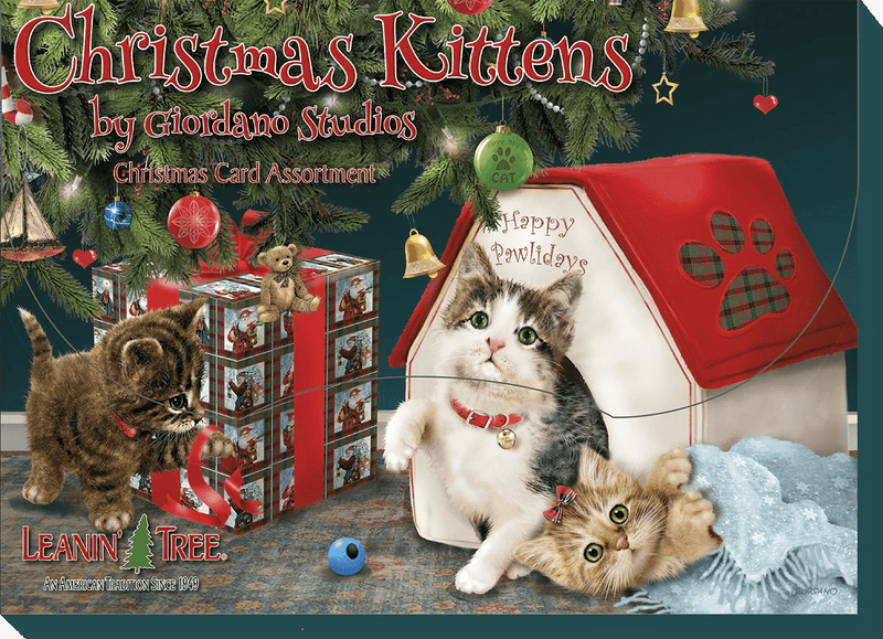 Christmas Kittens Card Assortment - Lemon And Lavender Toronto