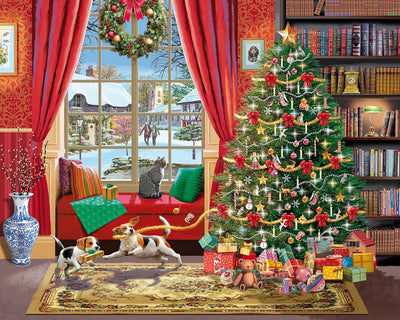 Christmas Morning Jigsaw Puzzle - Lemon And Lavender Toronto