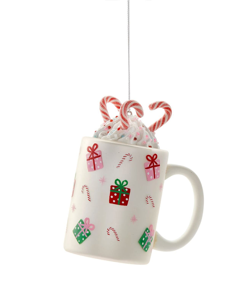 Christmas Mug W/Candy Cane Ornament - Lemon And Lavender Toronto