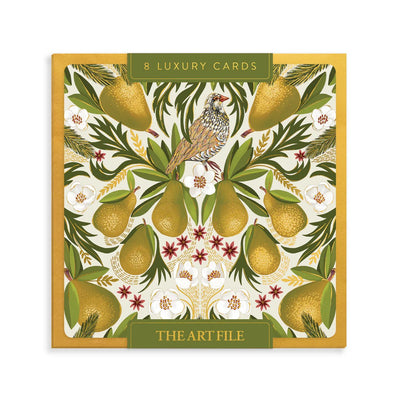 Christmas Pears Luxury Boxed Christmas Cards - Lemon And Lavender Toronto