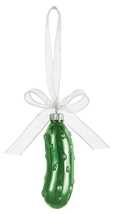 Christmas Pickle Ornament In Window Gift Box - Lemon And Lavender Toronto