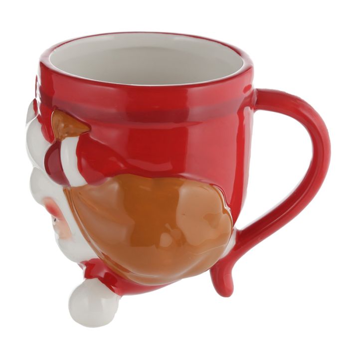 Christmas Santa Upside Down Shaped Mug - Lemon And Lavender Toronto