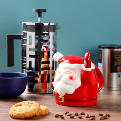 Christmas Santa Upside Down Shaped Mug - Lemon And Lavender Toronto