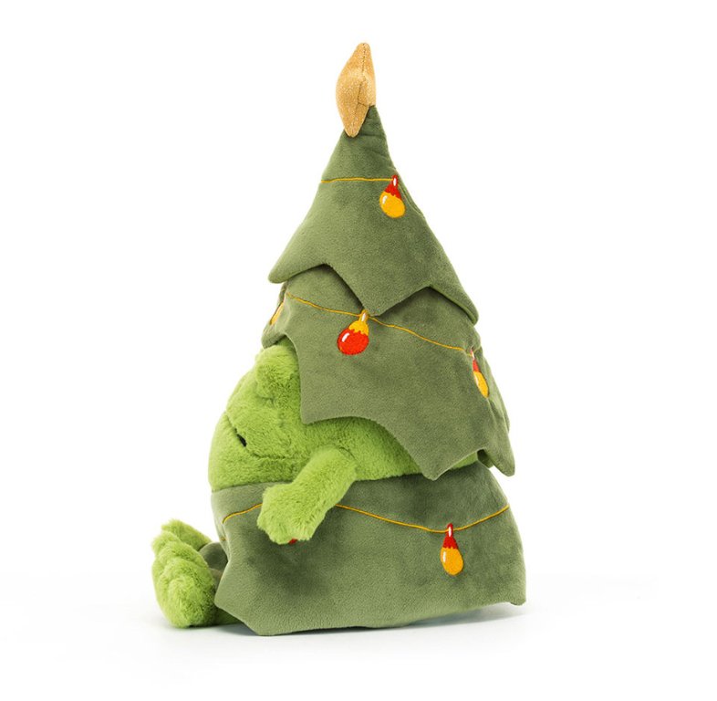 Christmas Tree Ricky Rain Frog - Jellycat - Lemon And Lavender Toronto