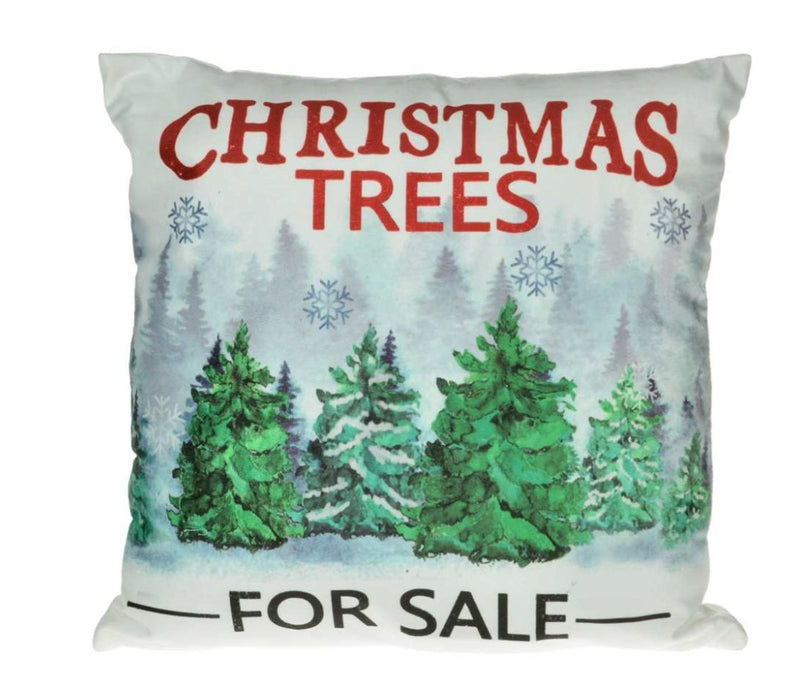 Christmas Trees Pillow - Lemon And Lavender Toronto