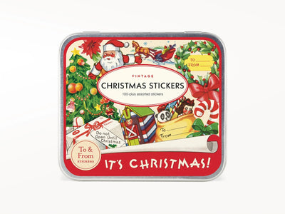 Christmas Vintage Stickers - Cavallini & Co. - Lemon And Lavender Toronto