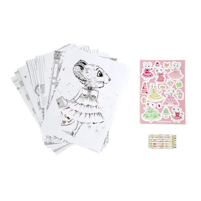 Claris the Chicest Mouse in Paris - Coloring Set - Lemon And Lavender Toronto