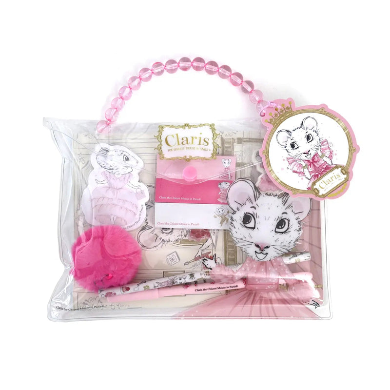 Claris the Chicest Mouse in Paris - Stationary Set - Lemon And Lavender Toronto