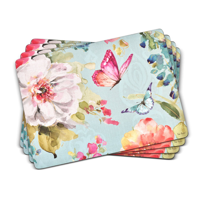 Colorful Breeze Large Placemats - Set of 4 Pimpernel - Lemon And Lavender Toronto