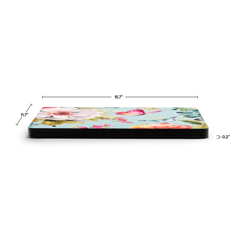 Colorful Breeze Large Placemats - Set of 4 Pimpernel - Lemon And Lavender Toronto