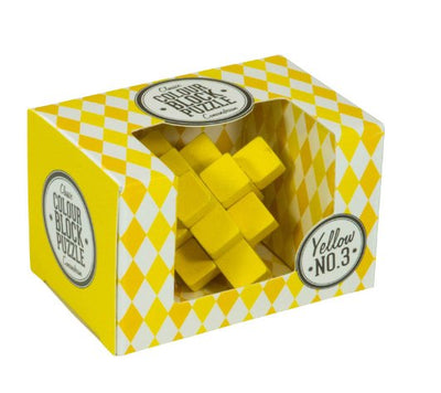 Colour Block Wooden Puzzle - Sold Individually - Lemon And Lavender Toronto