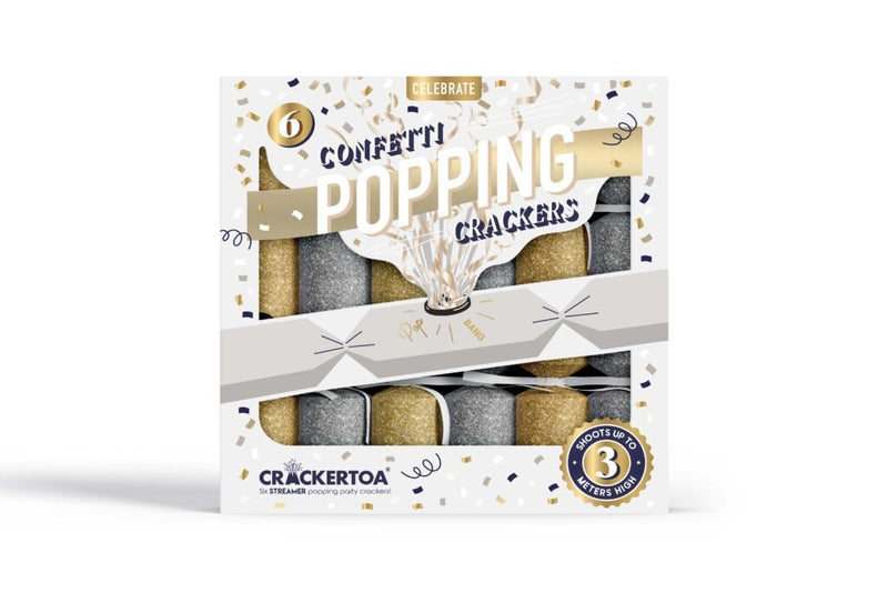 Confetti Popping Crackers - Box of 6 - Lemon And Lavender Toronto