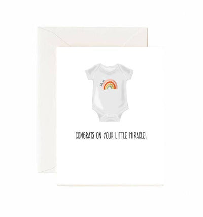 Congrats On Your Little Miracle - Greeting Card - Lemon And Lavender Toronto