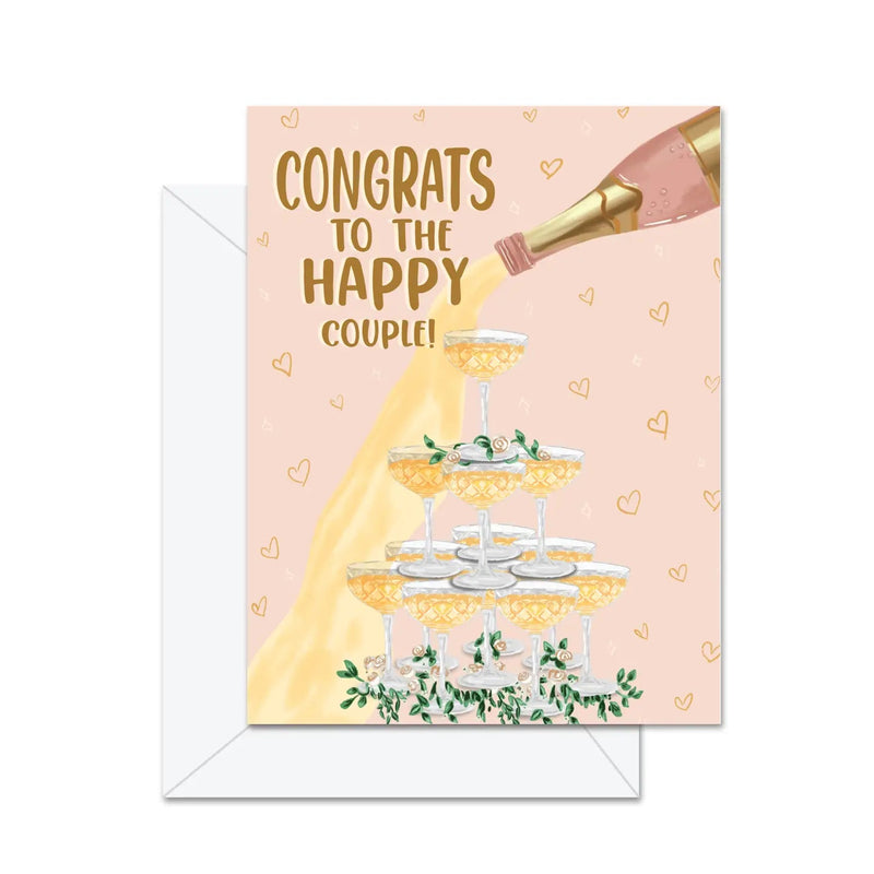 Congrats To the Happy Couple - Greeting Card - Lemon And Lavender Toronto