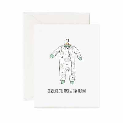 Congrats You Made A Tiny Human - Greeting Card - Lemon And Lavender Toronto