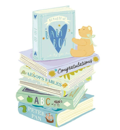 Congratulations Baby Boy Card - Lemon And Lavender Toronto