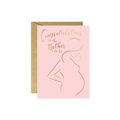 Congratulations to the Mother to be Greeting Card - Lemon And Lavender Toronto