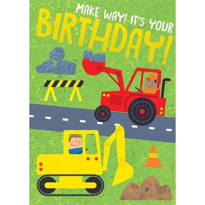 Construction Equipment Foil Card - Lemon And Lavender Toronto