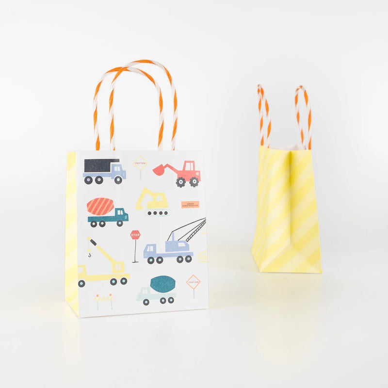 Construction Party Bags x 8 - Meri Meri - Lemon And Lavender Toronto