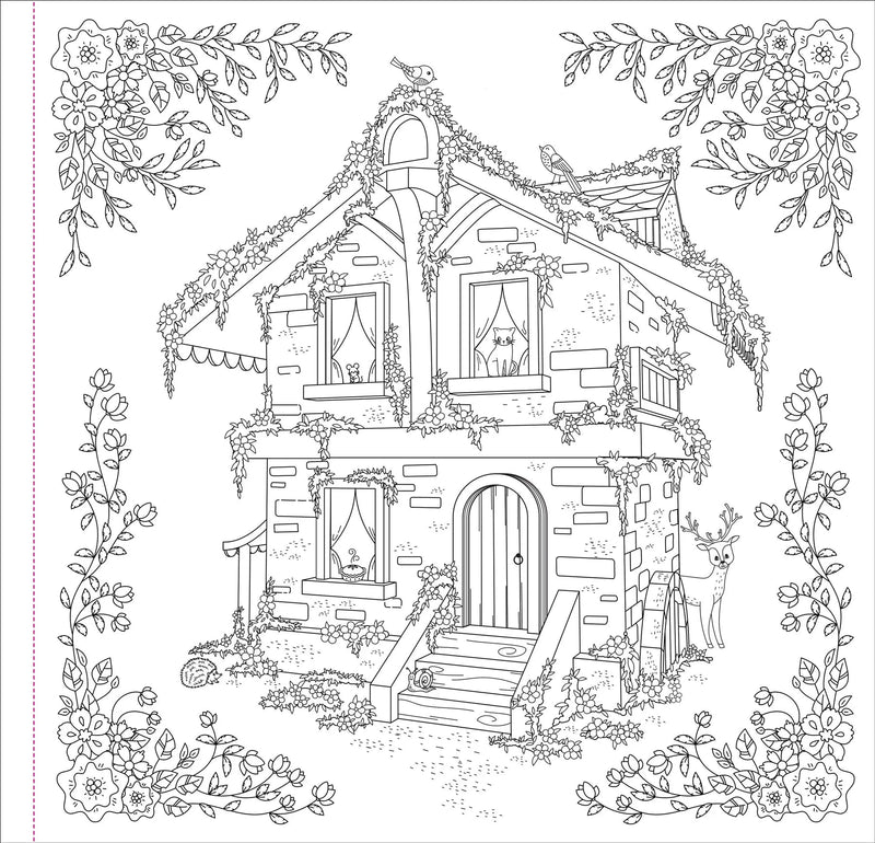 Cottagecore Adult Coloring Book - Lemon And Lavender Toronto