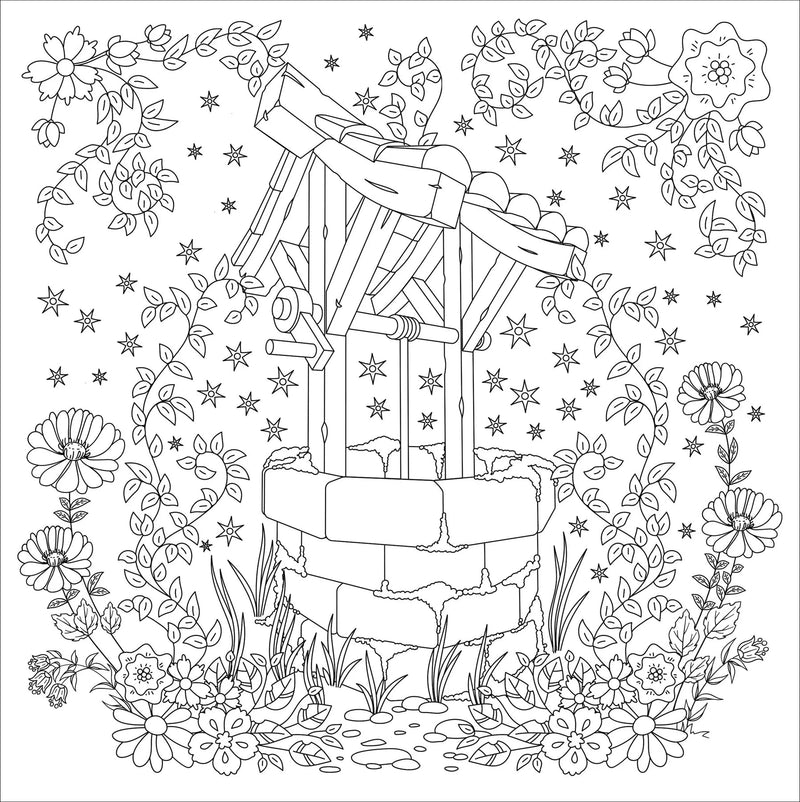 Cottagecore Adult Coloring Book - Lemon And Lavender Toronto