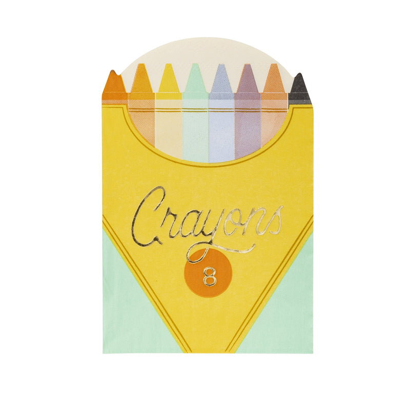 Crayon Box Napkins - Lemon And Lavender Toronto