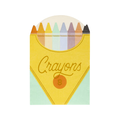 Crayon Box Napkins - Lemon And Lavender Toronto