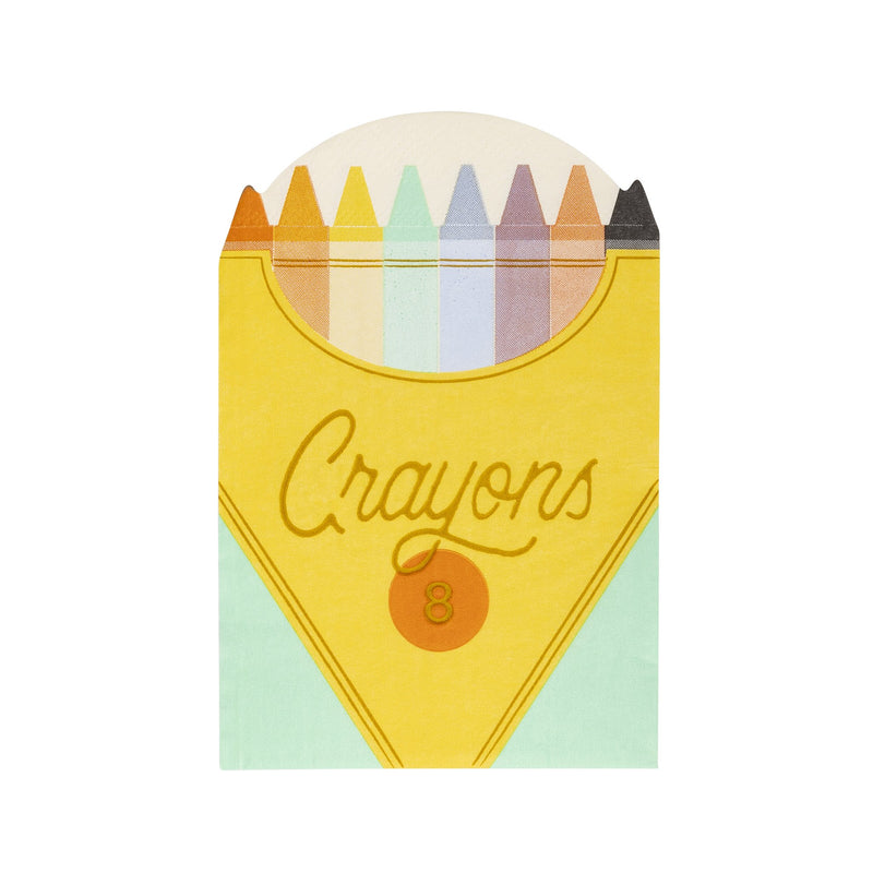 Crayon Box Napkins - Lemon And Lavender Toronto