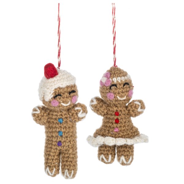 Crocheted Gingerbread Ornaments - Lemon And Lavender Toronto