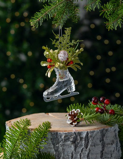 Crystal like Skate Ornament - Lemon And Lavender Toronto