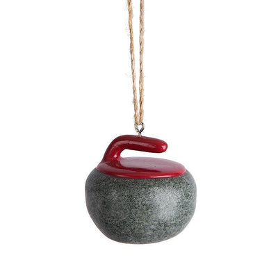 Curling Rock Ornament - Lemon And Lavender Toronto