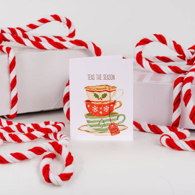 Teas The Season! - Greeting Card