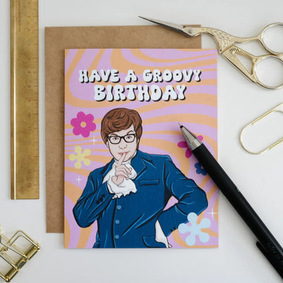 Groovy Birthday Pop Culture Card