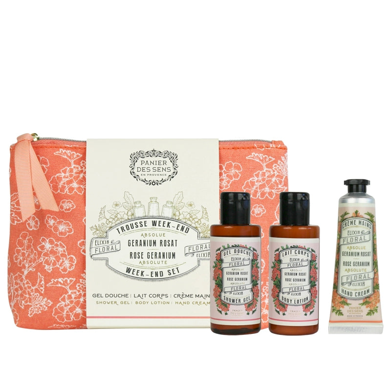 Rose Geranium Travel Pouch - Panier Des Sens