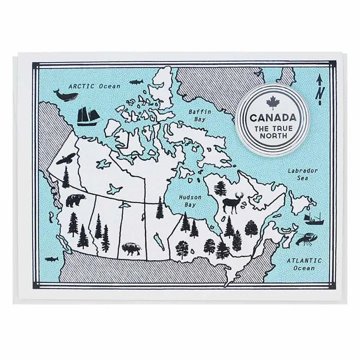 Canada Map with Button