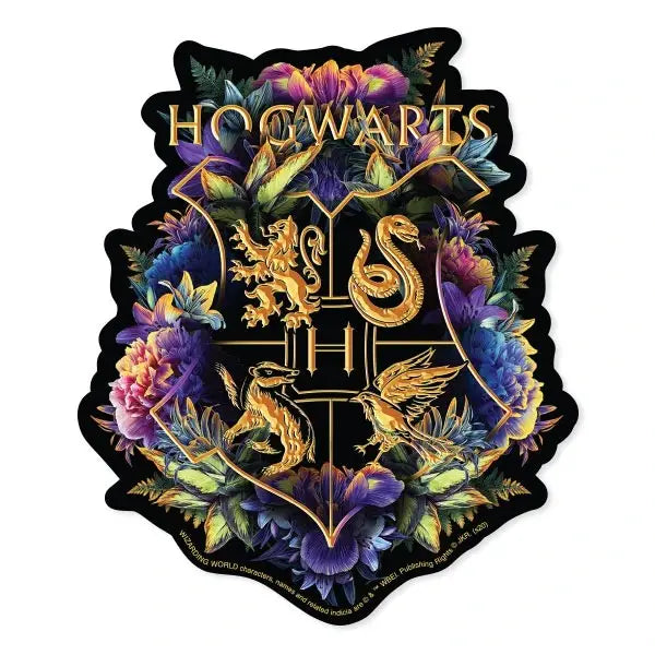 Hogwarts Crest - Watercolor Vinyl Sticker