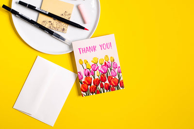 Thank You (Tulips) - Greeting Card