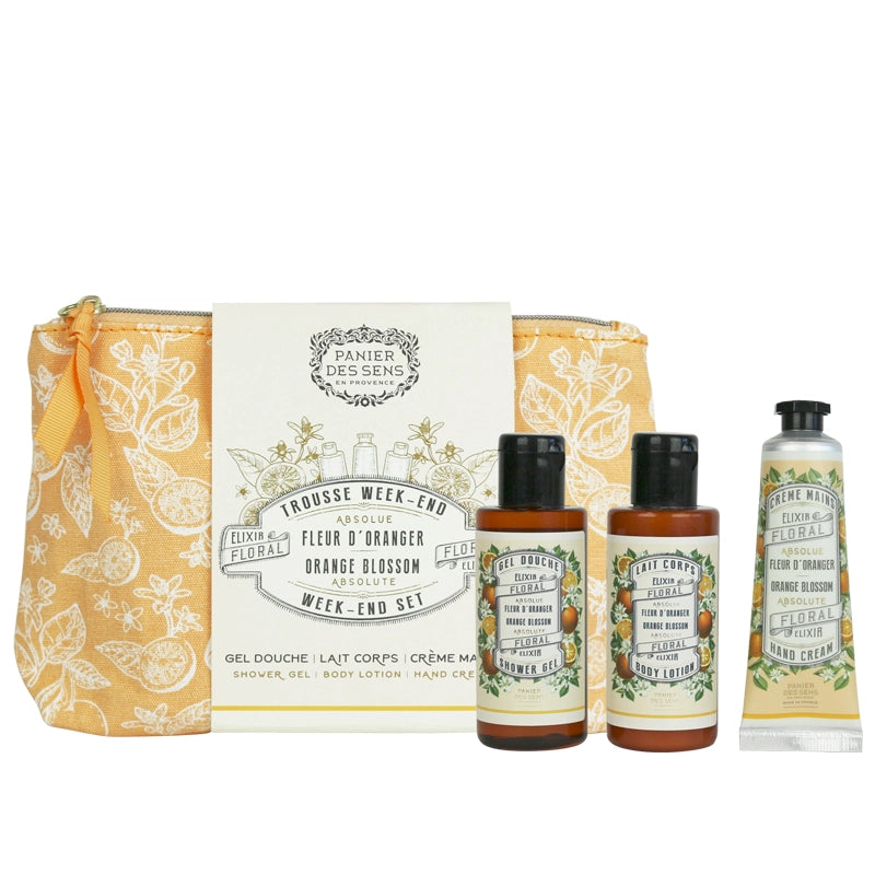 Orange Blossom Travel Pouch - Panier Des Sens