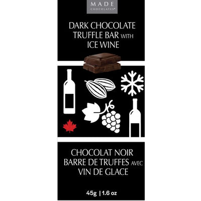 Dark chocolate truffle bar with icewine - Lemon And Lavender Toronto