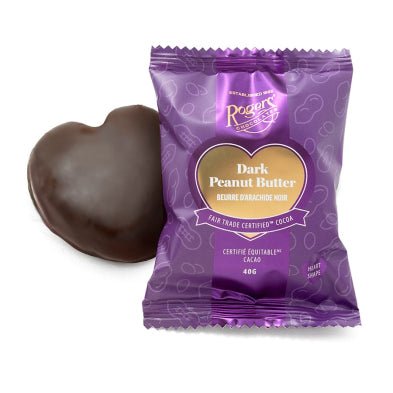 Dark Peanut Butter Heart - Rogers Chocolate - Lemon And Lavender Toronto