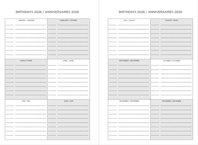 2026 Daily Planner – Exclusive Soft Cover with Clasp (Black)